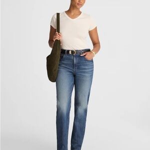Madewell - The Curvy Longline Straight Jean - Size 30